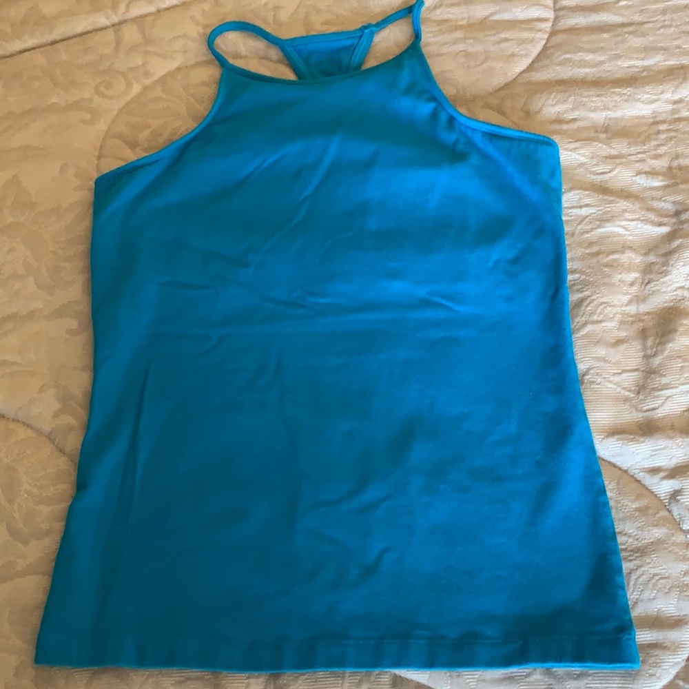 Royal ladies racer back tank with shelf bra M/L